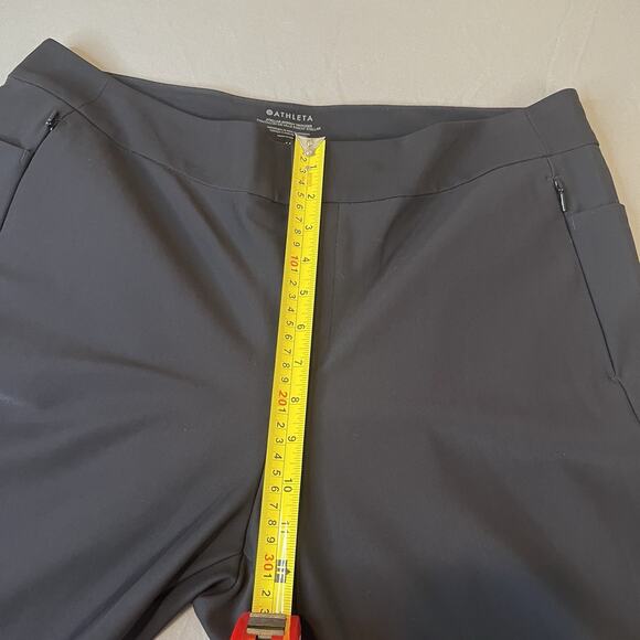 Athleta Stellar Skinny Trouser Black Travel Athleisure Size 16 Womens Stretch - Picture 5 of 9